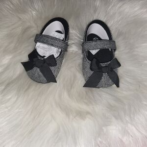 Stylish Black and Gray Kids Shoes